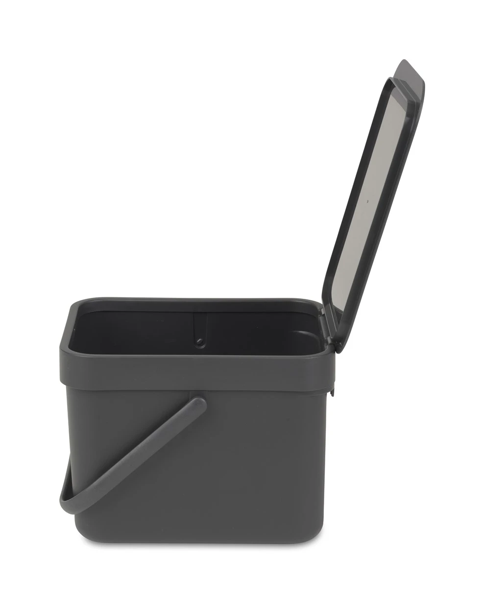 Brabantia Afvalemmer Sort & Go 6L - grijs