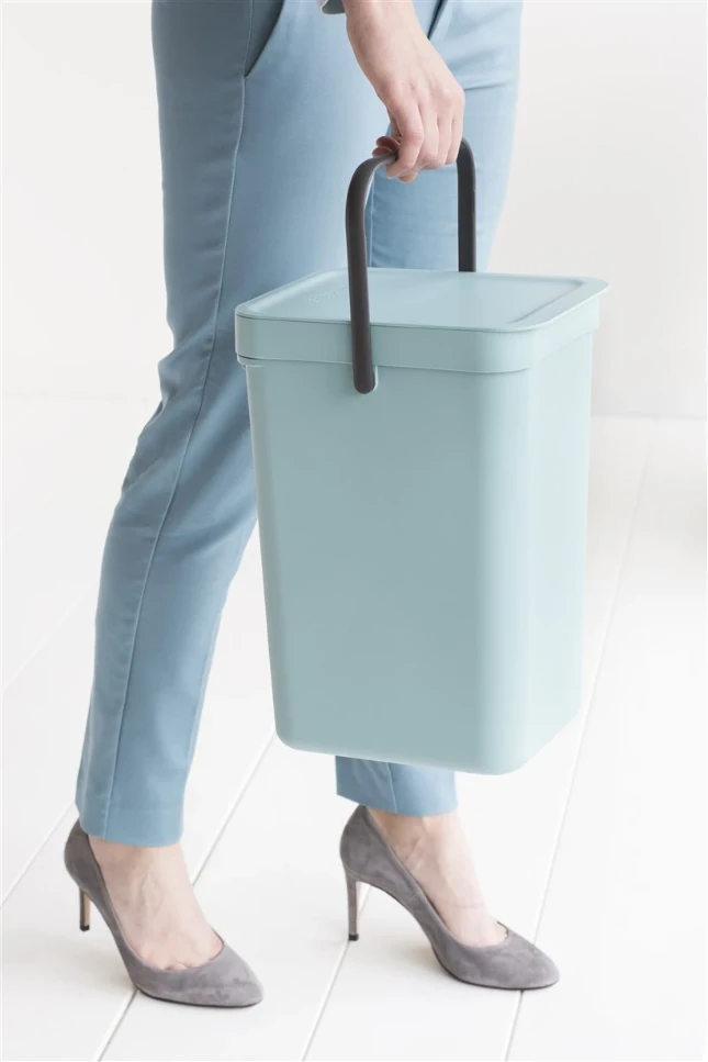 Brabantia Afvalemmer Sort & Go 12L - mint