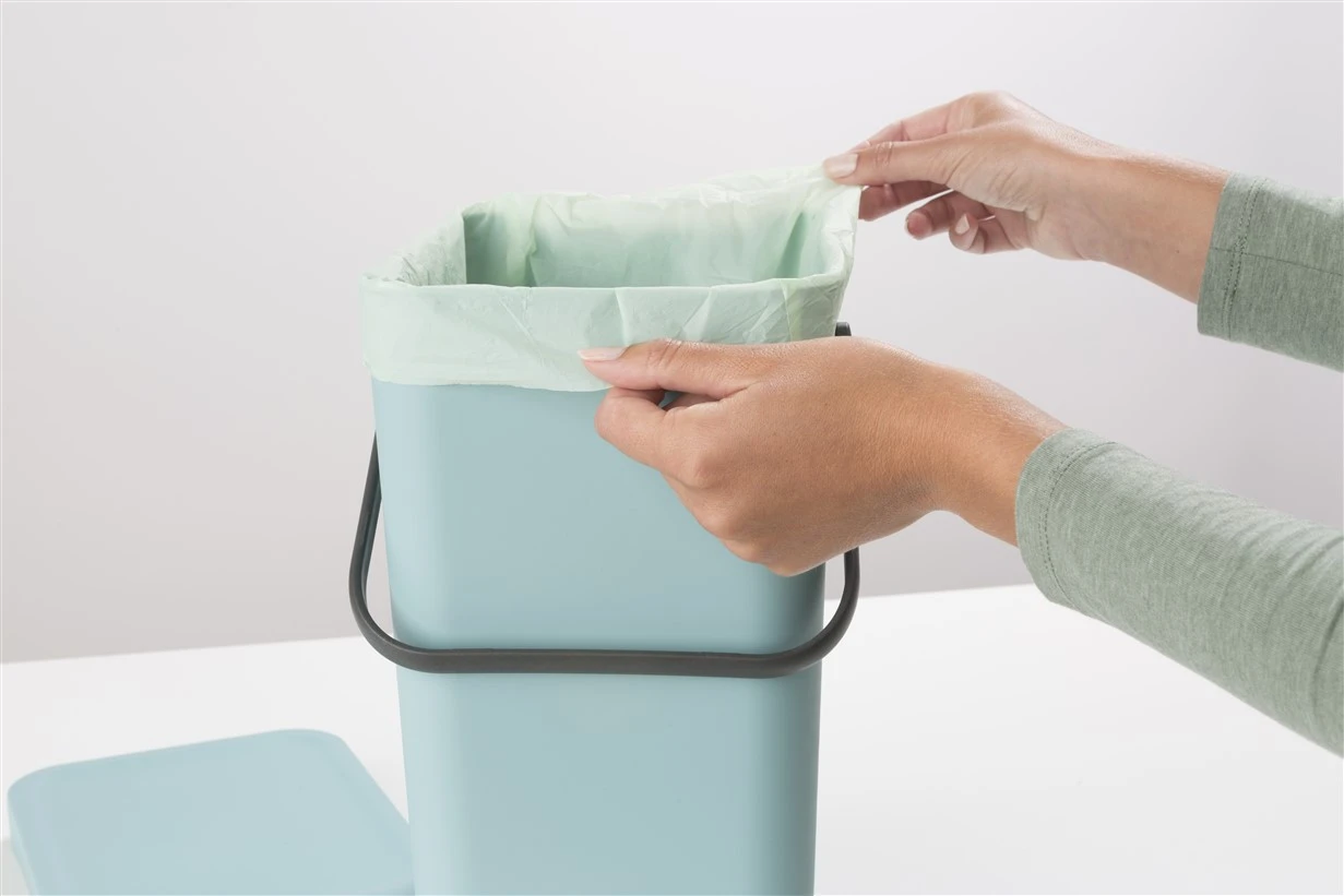 Brabantia Afvalemmer Sort & Go 12L - mint