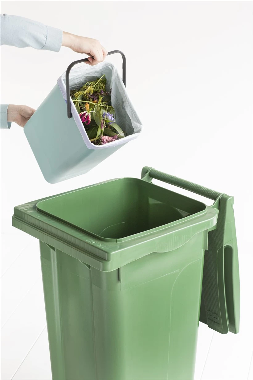 Brabantia Afvalemmer Sort & Go 12L - mint