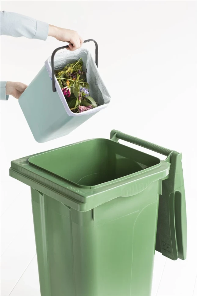 Brabantia Afvalemmer Sort & Go 12L - mint