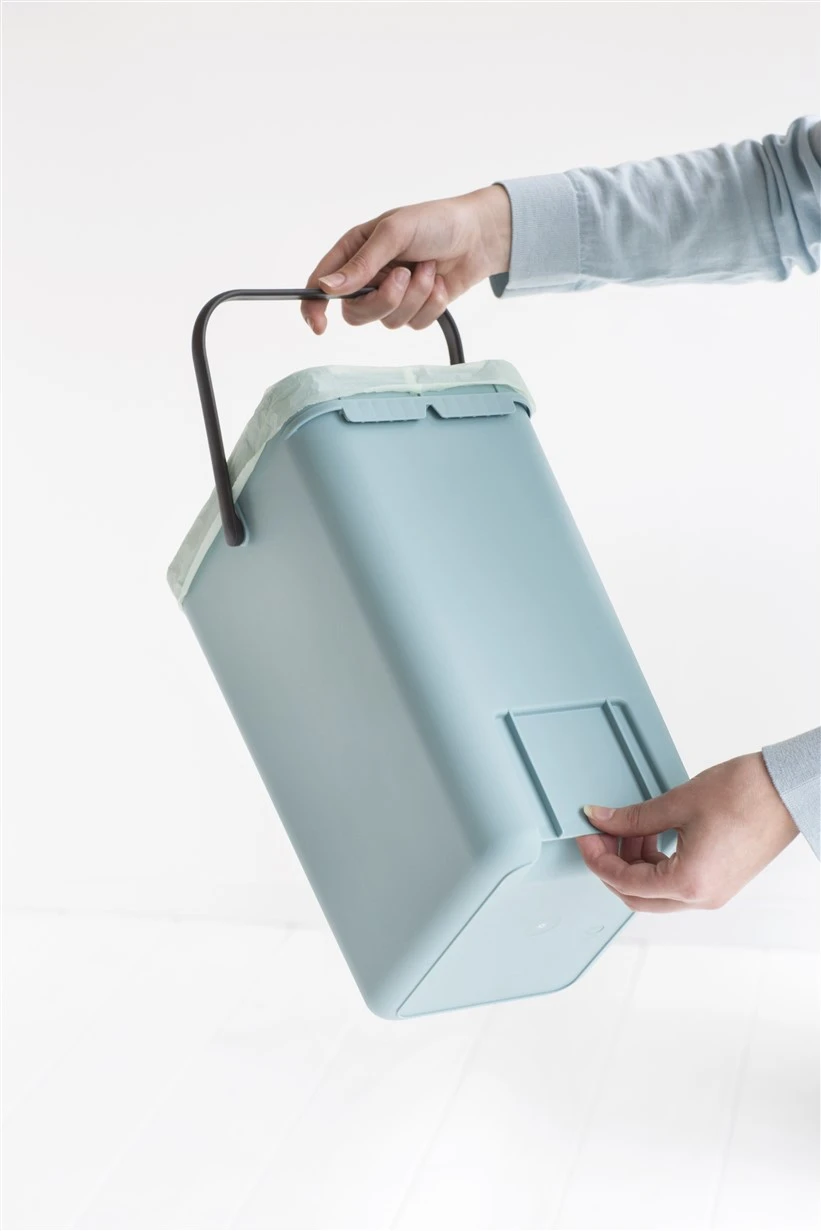Brabantia Afvalemmer Sort & Go 12L - mint