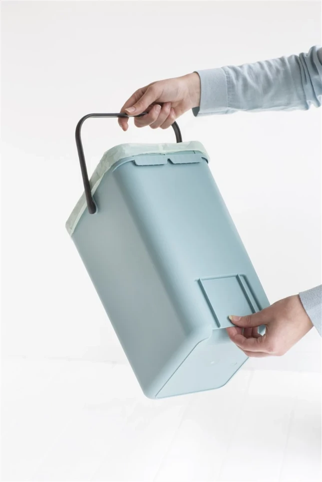 Brabantia Afvalemmer Sort & Go 12L - mint