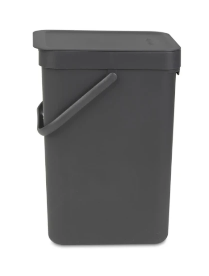 Brabantia Afvalemmer Sort & Go 12L - grijs