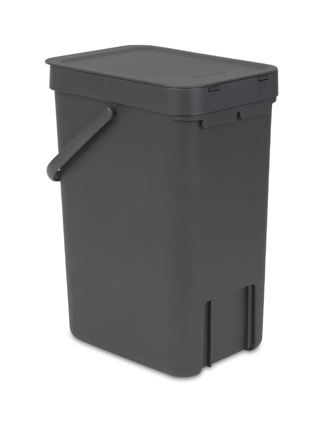 Brabantia Afvalemmer Sort & Go 12L - grijs