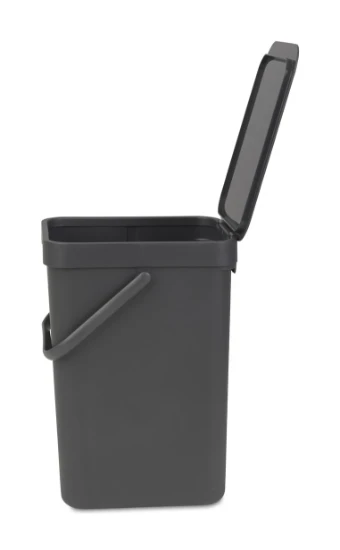 Brabantia Afvalemmer Sort & Go 12L - grijs
