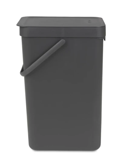 Brabantia Afvalemmer Sort & Go 16L - grijs