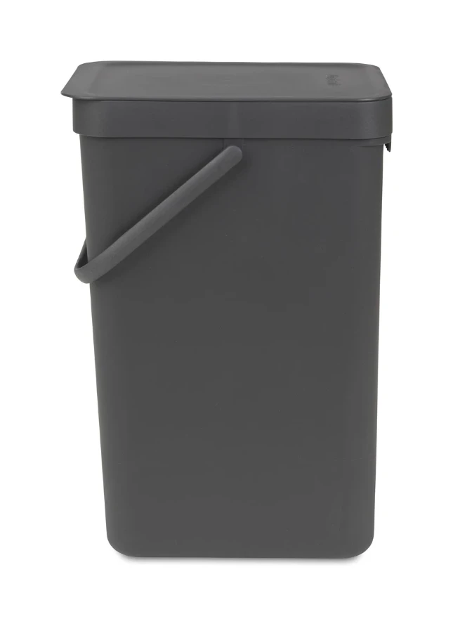 Brabantia Afvalemmer Sort & Go 16L - grijs