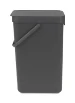 Brabantia Afvalemmer Sort & Go 16L - grijs