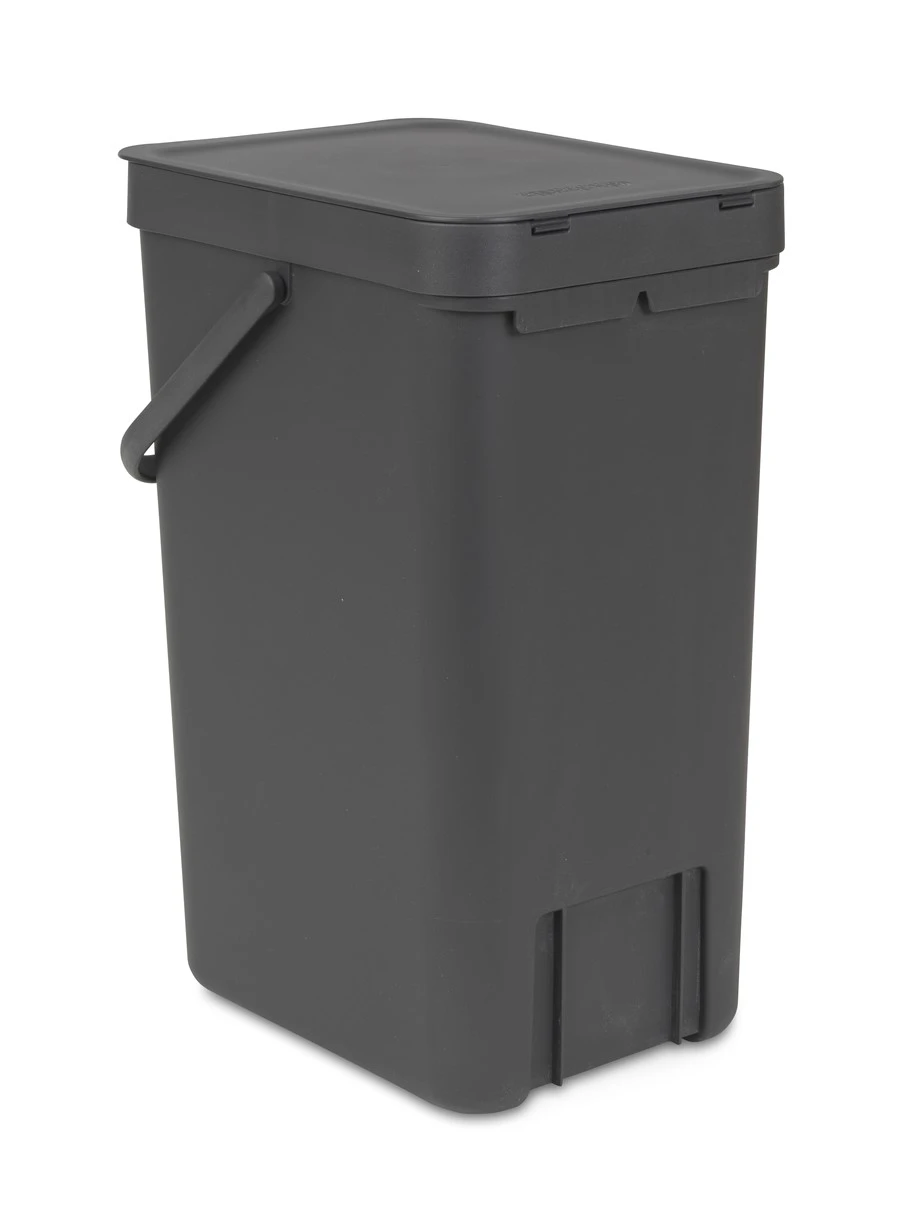 Brabantia Afvalemmer Sort & Go 16L - grijs