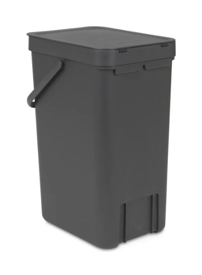 Brabantia Afvalemmer Sort & Go 16L - grijs