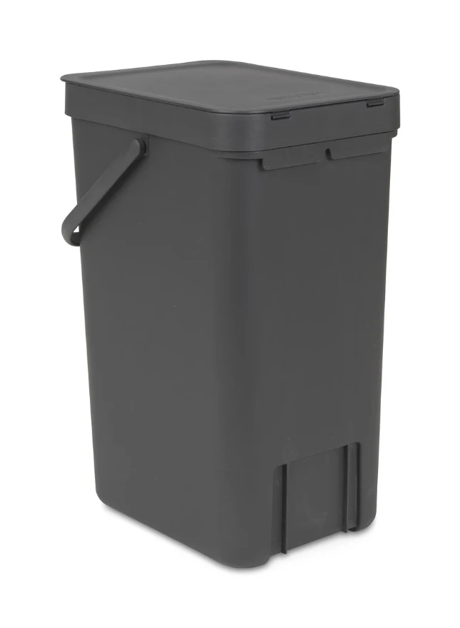 Brabantia Afvalemmer Sort & Go 16L - grijs