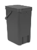 Brabantia Afvalemmer Sort & Go 16L - grijs