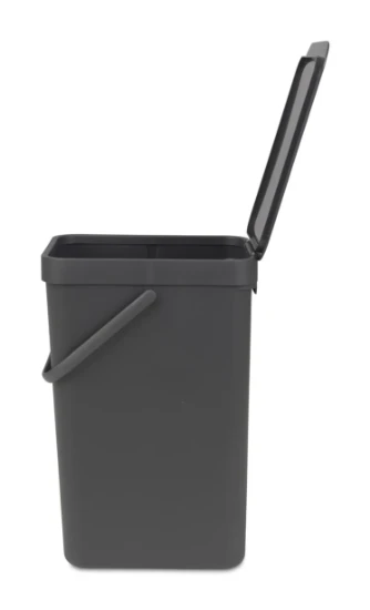 Brabantia Afvalemmer Sort & Go 16L - grijs