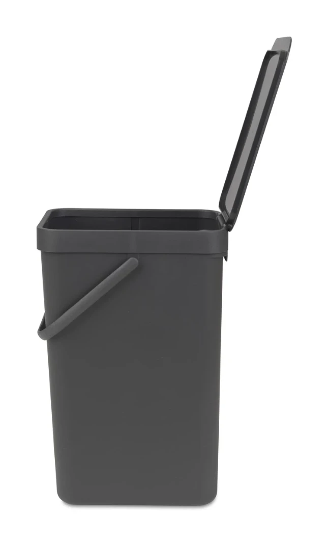 Brabantia Afvalemmer Sort & Go 16L - grijs