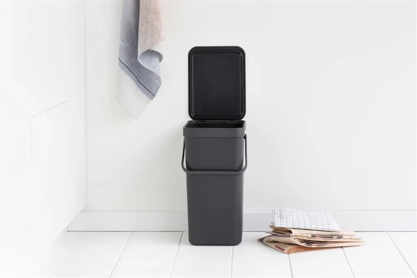 Brabantia Afvalemmer Sort & Go 16L - grijs