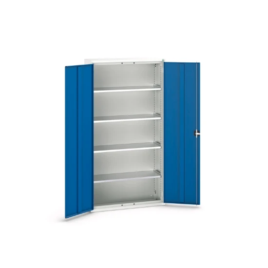 bott Verso systeemkast 1050x350x2000mm 4 legborden 2 deuren RAL 5010