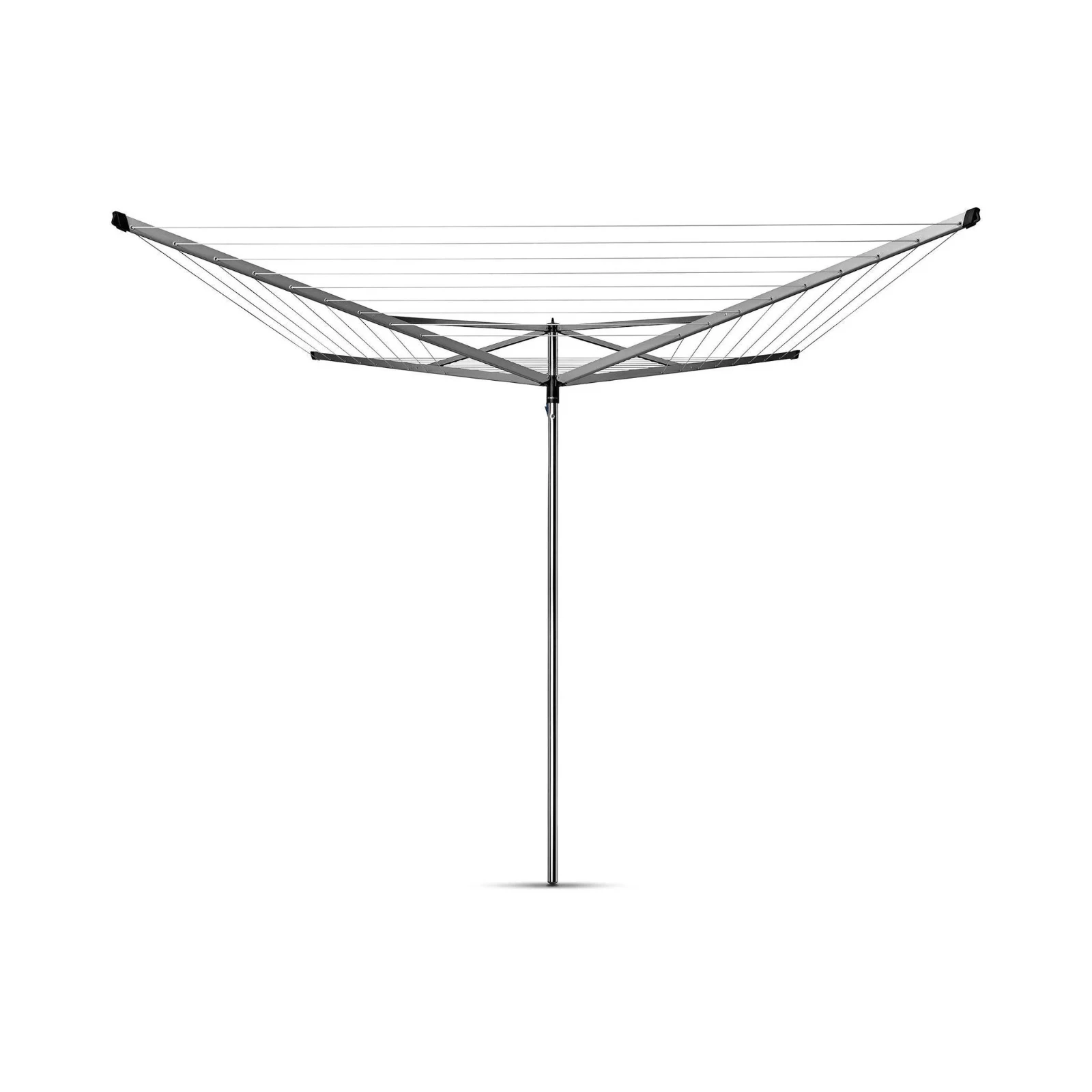 Brabantia Droogmolen Essential 50m met bodemhuls - metallic