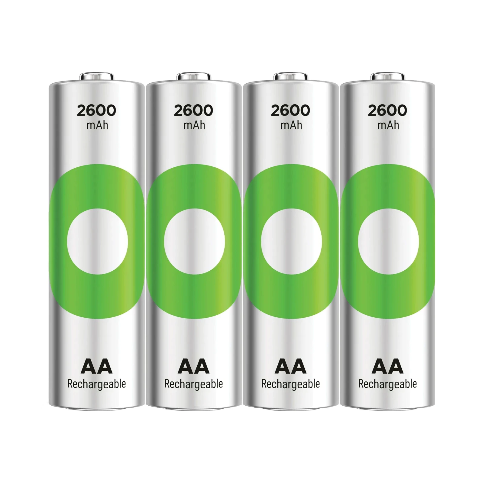 GP Oplaadbare AA batterij 2600mAh ReCyko NiMH (4 stuks)