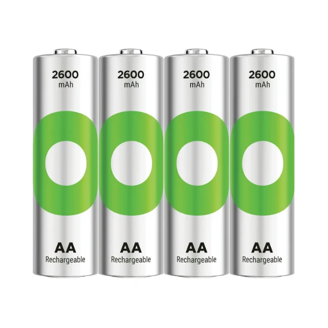 GP Oplaadbare AA batterij 2600mAh ReCyko NiMH (4 stuks)