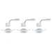 Paulmann LED-inbouwspot Base Coin bassisset 5W wit O90mm 3-spots
