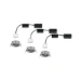 Paulmann LED-inbouwlamp Nova Mini Coin basisset staal O66mm zwenkbaar - 3-spots