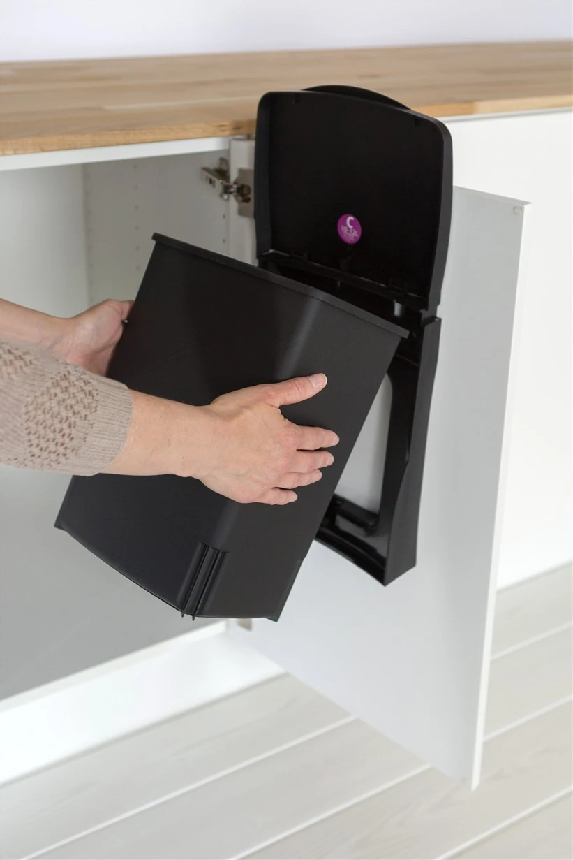 Brabantia Afvalemmer Built-in-Bin 10L - zwart