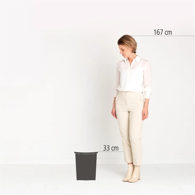 Brabantia Afvalemmer Built-in-Bin 10L - zwart