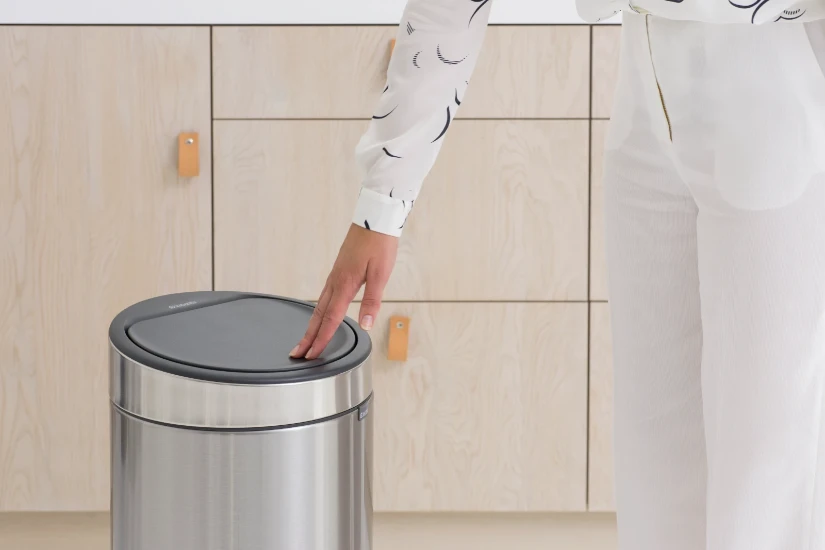 Brabantia Afvalemmer Touch Bin 30L - matt steel