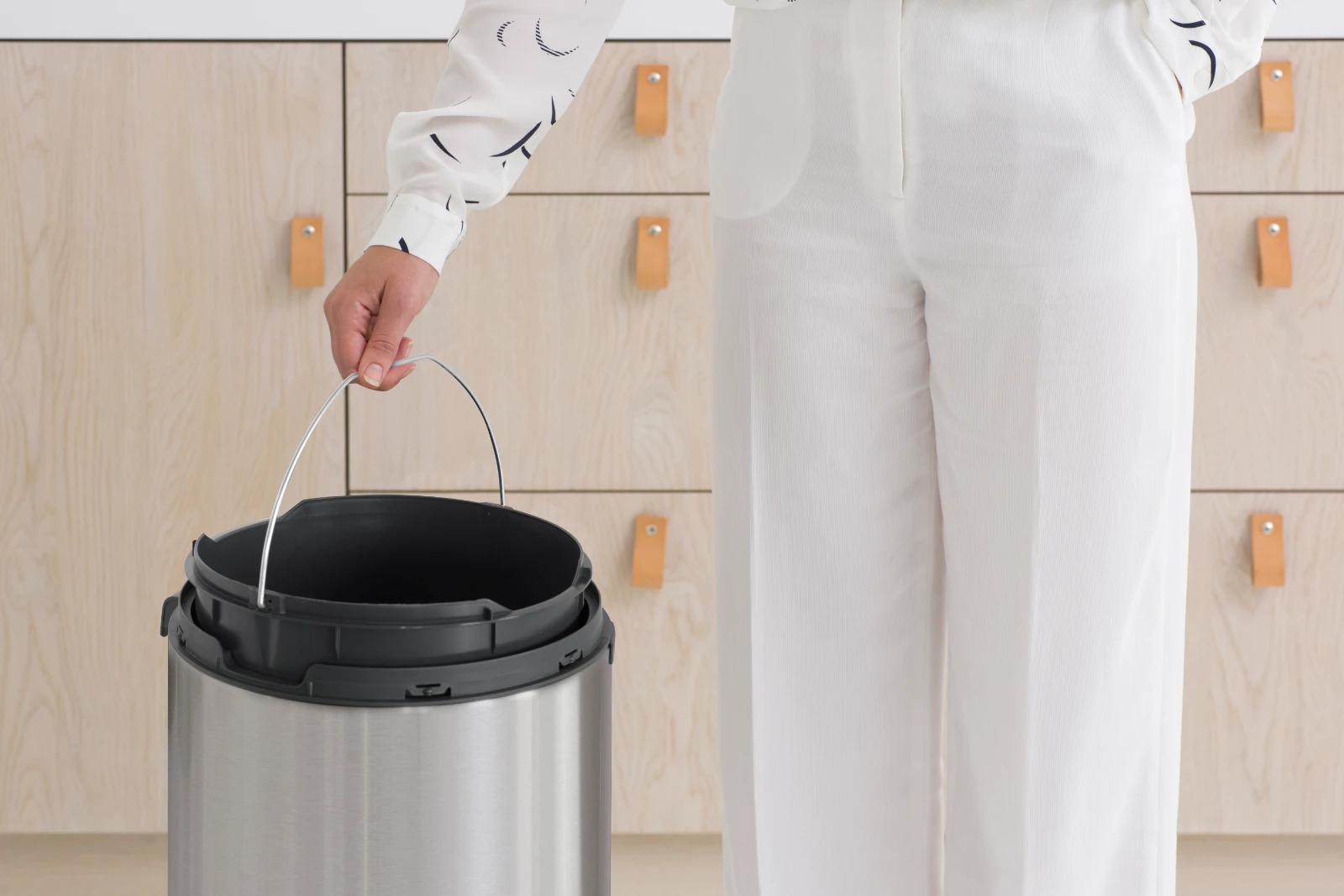Brabantia Afvalemmer Touch Bin 30L - matt steel