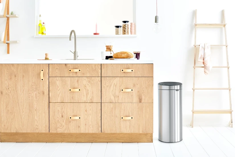 Brabantia Afvalemmer Touch Bin 30L - matt steel