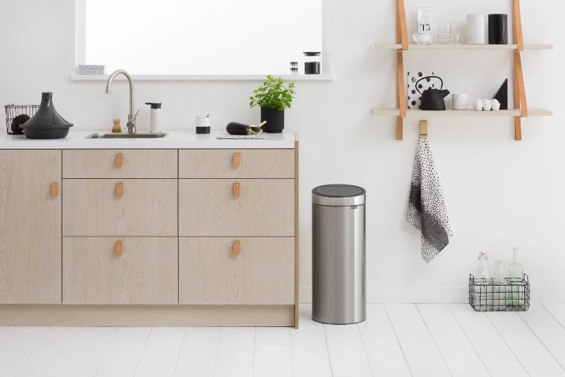 Brabantia Afvalemmer Touch Bin 30L - matt steel