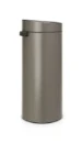 Brabantia Afvalemmer Touch Bin 30L - platinum