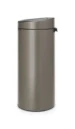 Brabantia Afvalemmer Touch Bin 30L - platinum