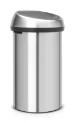 Brabantia Afvalemmer Touch Bin 60L - matt steel