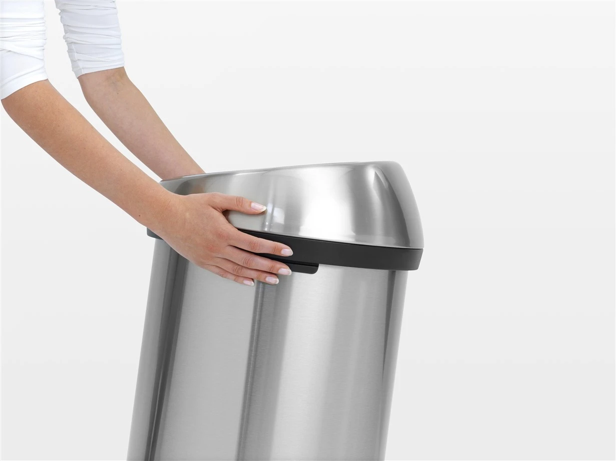 Brabantia Afvalemmer Touch Bin 60L - matt steel