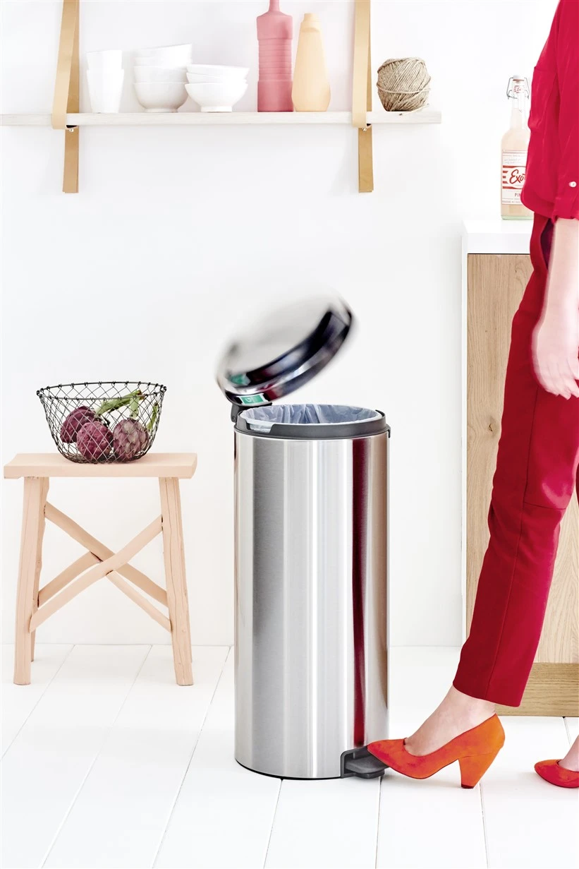 Brabantia Pedaalemmer Newicon 30L - matt steel