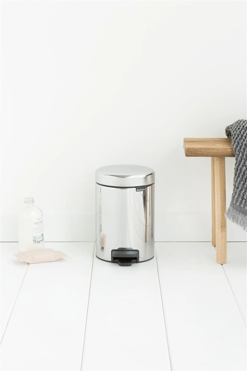 Brabantia Pedaalemmer Newicon 3L - brilliant steel