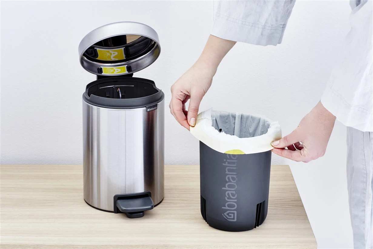 Brabantia Pedaalemmer Newicon 3L - matt steel