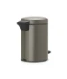 Brabantia Pedaalemmer Newicon 3L - platinum