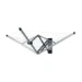 Brabantia Wanddroger WallFix met beschermhoes - zilver