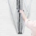 Brabantia Wanddroger WallFix met beschermhoes - zilver