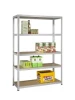 ERRO Opbergrek STRONG, 5 legborden, galvaniseerd D