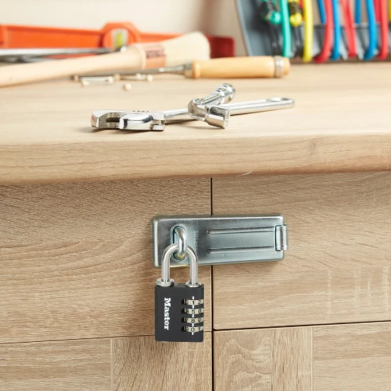 MasterLock Hangslot 40mm zwart - beugellengte 27mm