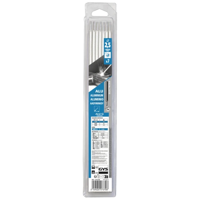 GYS Elektrodes aluminium O2,5 x 350 mm (7 stuks)