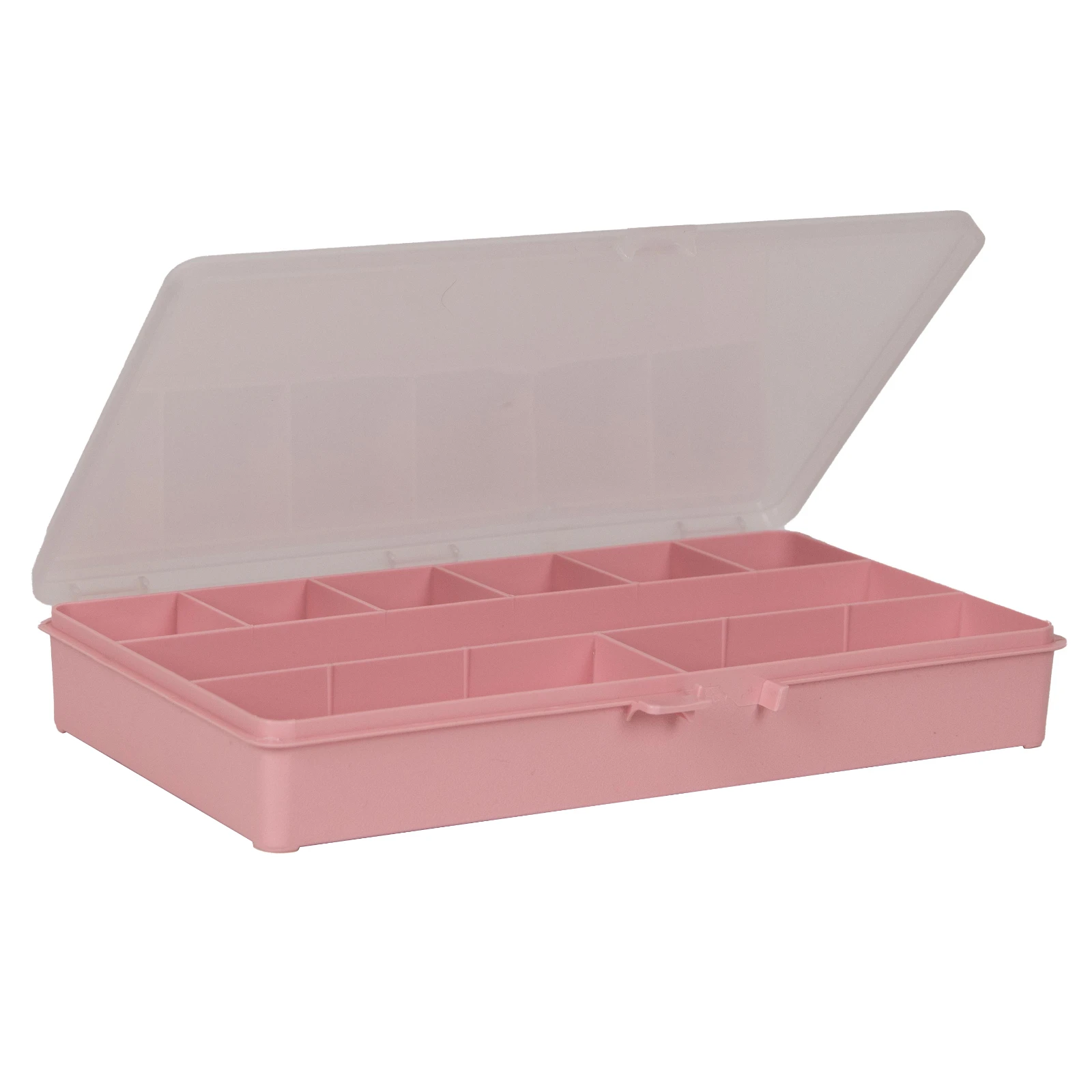 Raaco Assortimentsdoos B9 met 9 vakken roze