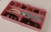 Raaco Assortimentsdoos B9 met 9 vakken roze