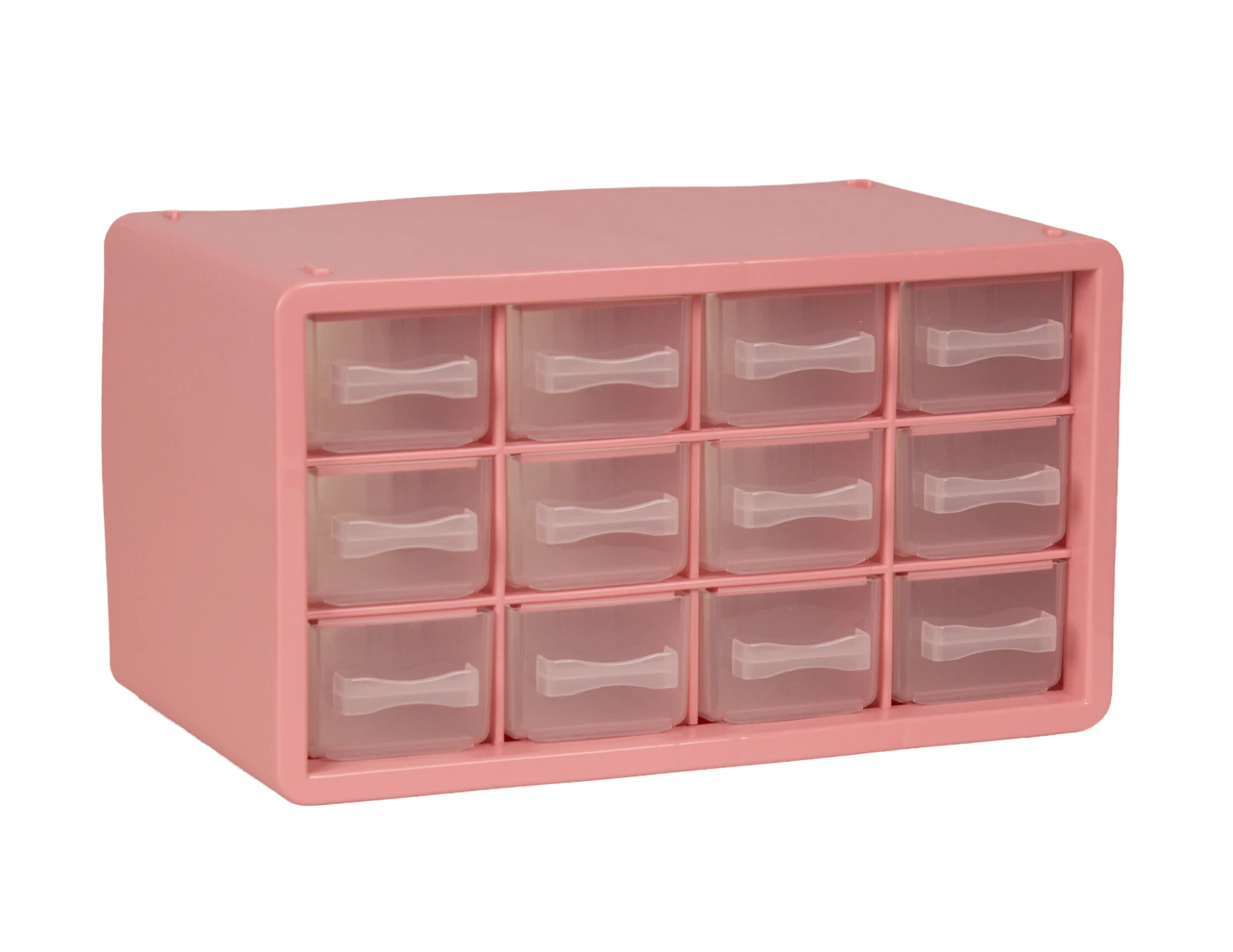 Raaco Ladekast P12 met  12 laden roze