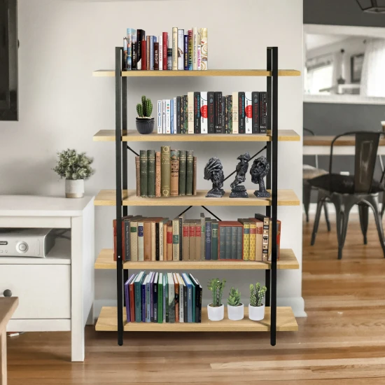 ERRO Boekenrek - 5 planken - 120x33x178