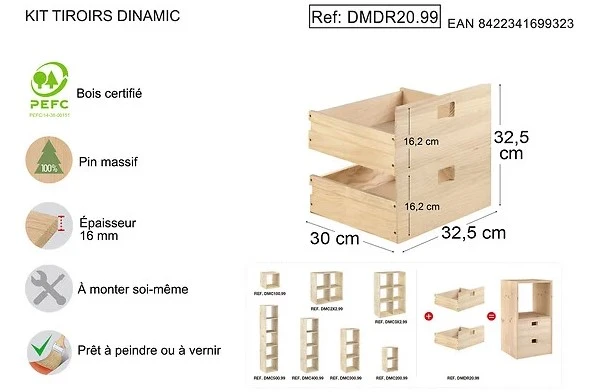 Astigarraga lade  voor Dinamic kast